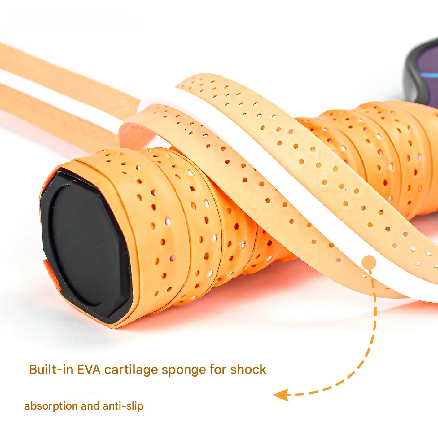 GripPro EVA Perforated Overgrips (Anti-Slip + Breathable)